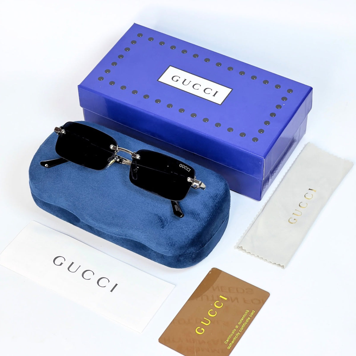 Gucc_i 59011 Silver Black
