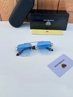 Maybac_h 7345 silver blue