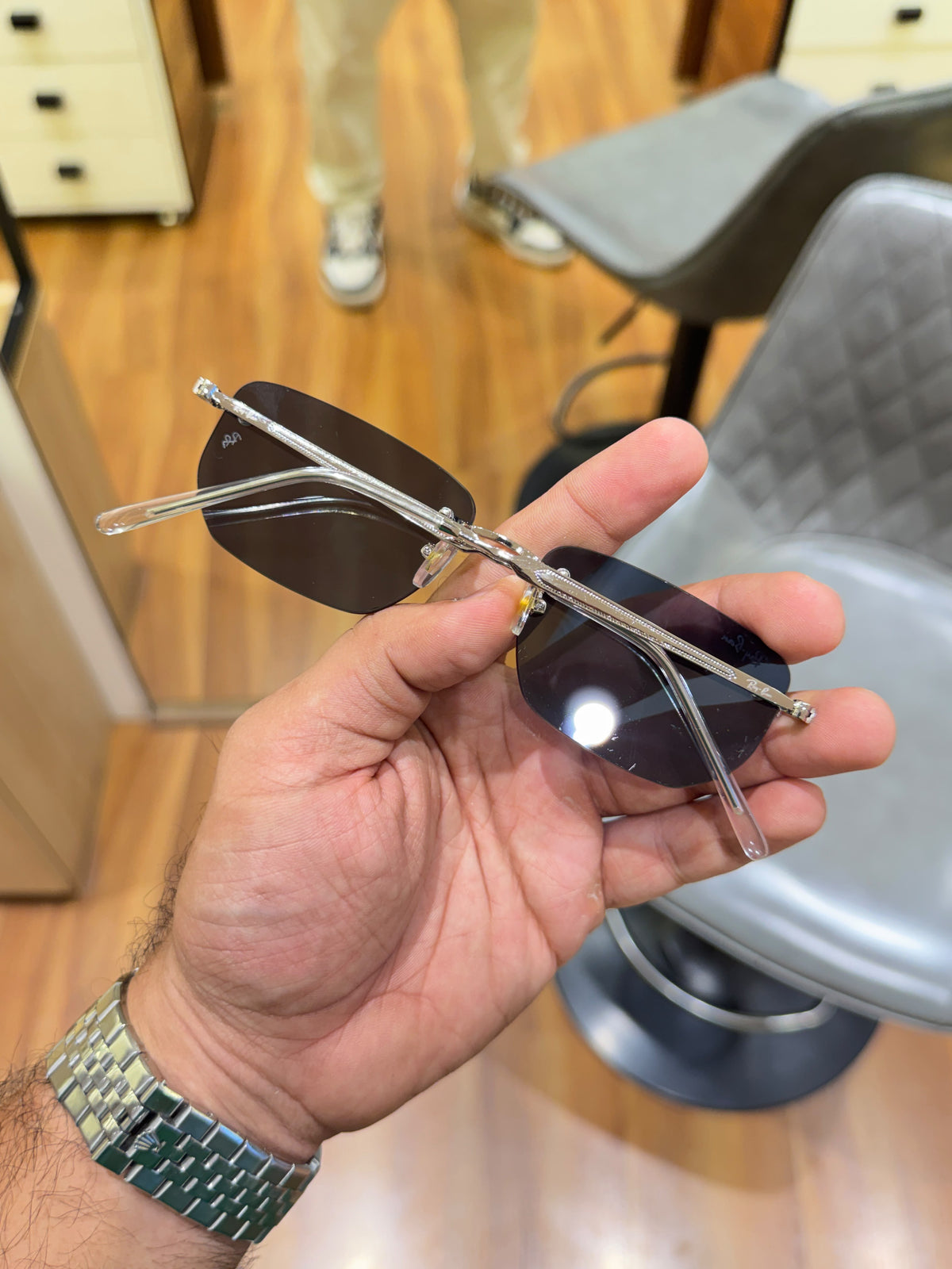 Rayba_n 3768 Silver Black