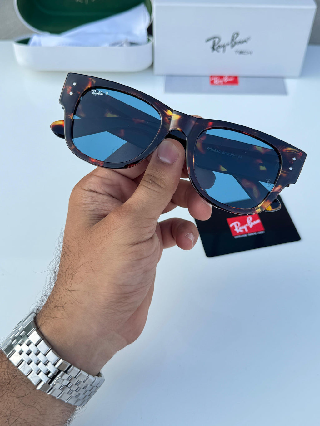 RAY_BAN 0840 tiger blue