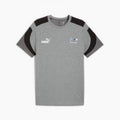 Pum_a BMW Logo Round Neck T Shirt Grey
