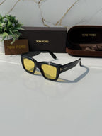 TomFord 4184 Black/Yellow Premium Sunglass