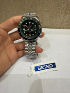 Seiiko GMT Swiss Green Dial Automatic