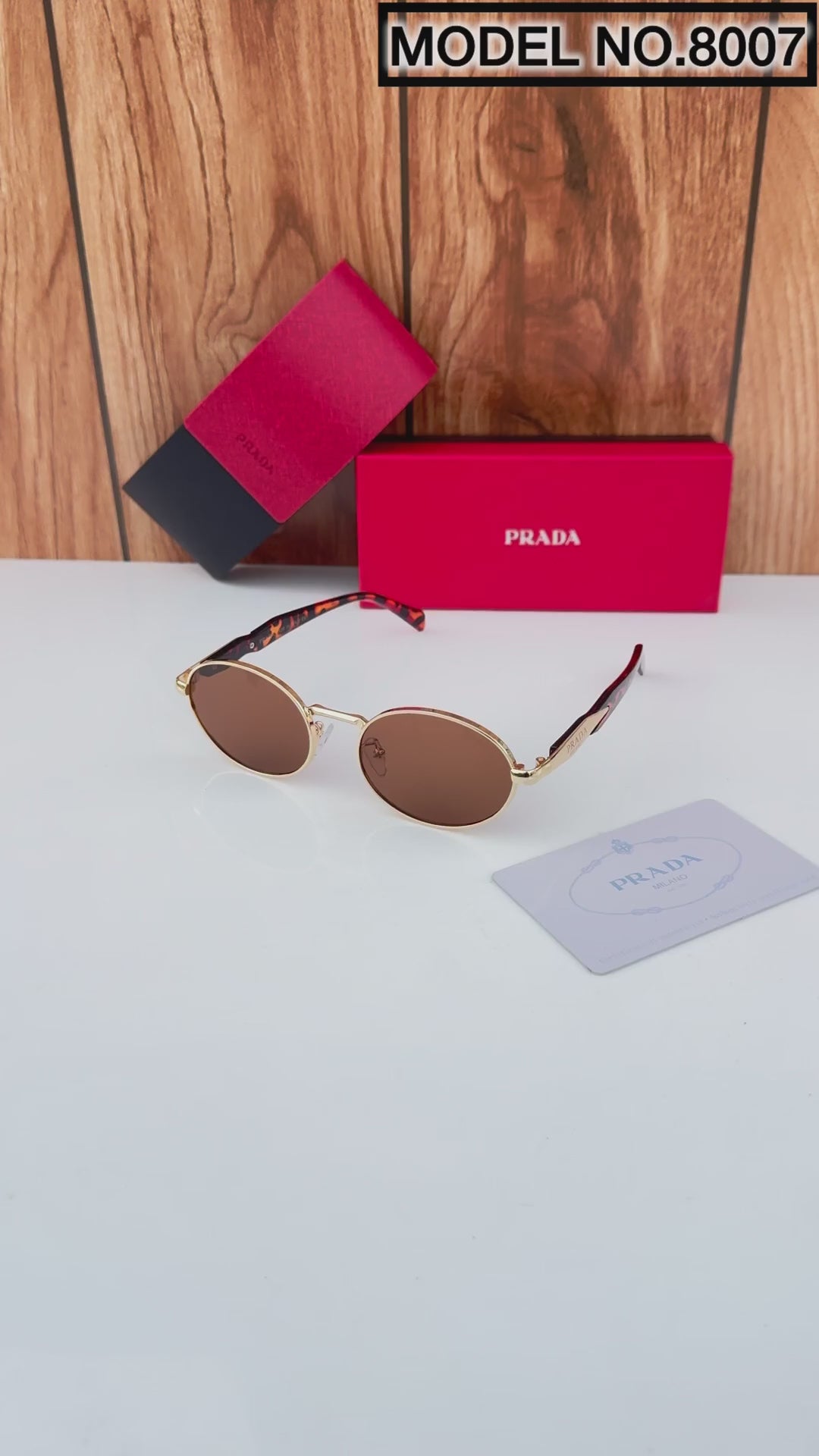 Prad_a 8007 Gold Brown