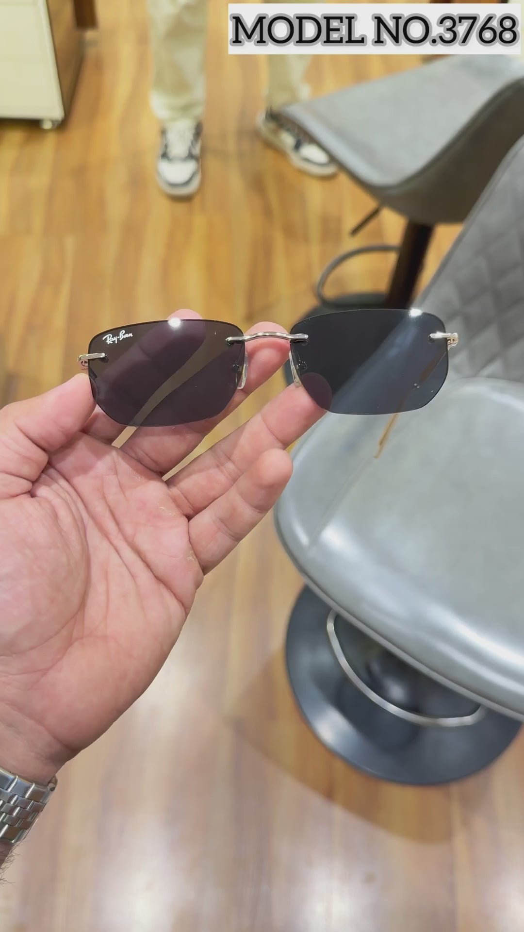Rayba_n 3768 Silver Black