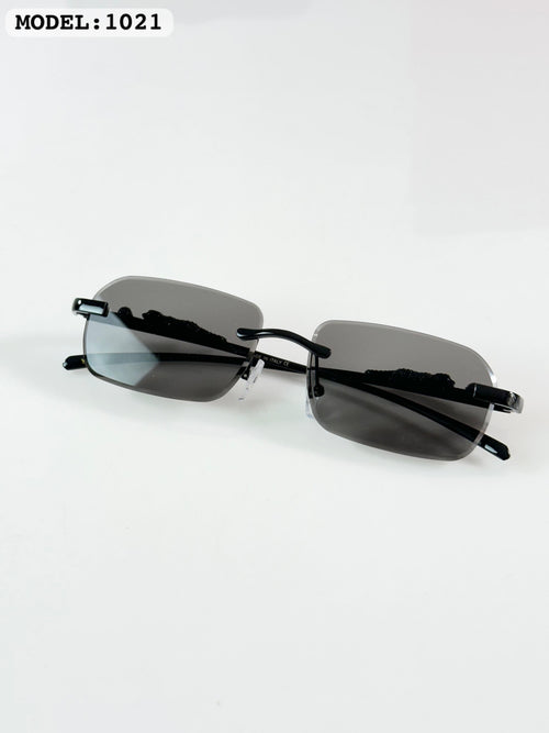 Cartier 1021 Black Metal frameless