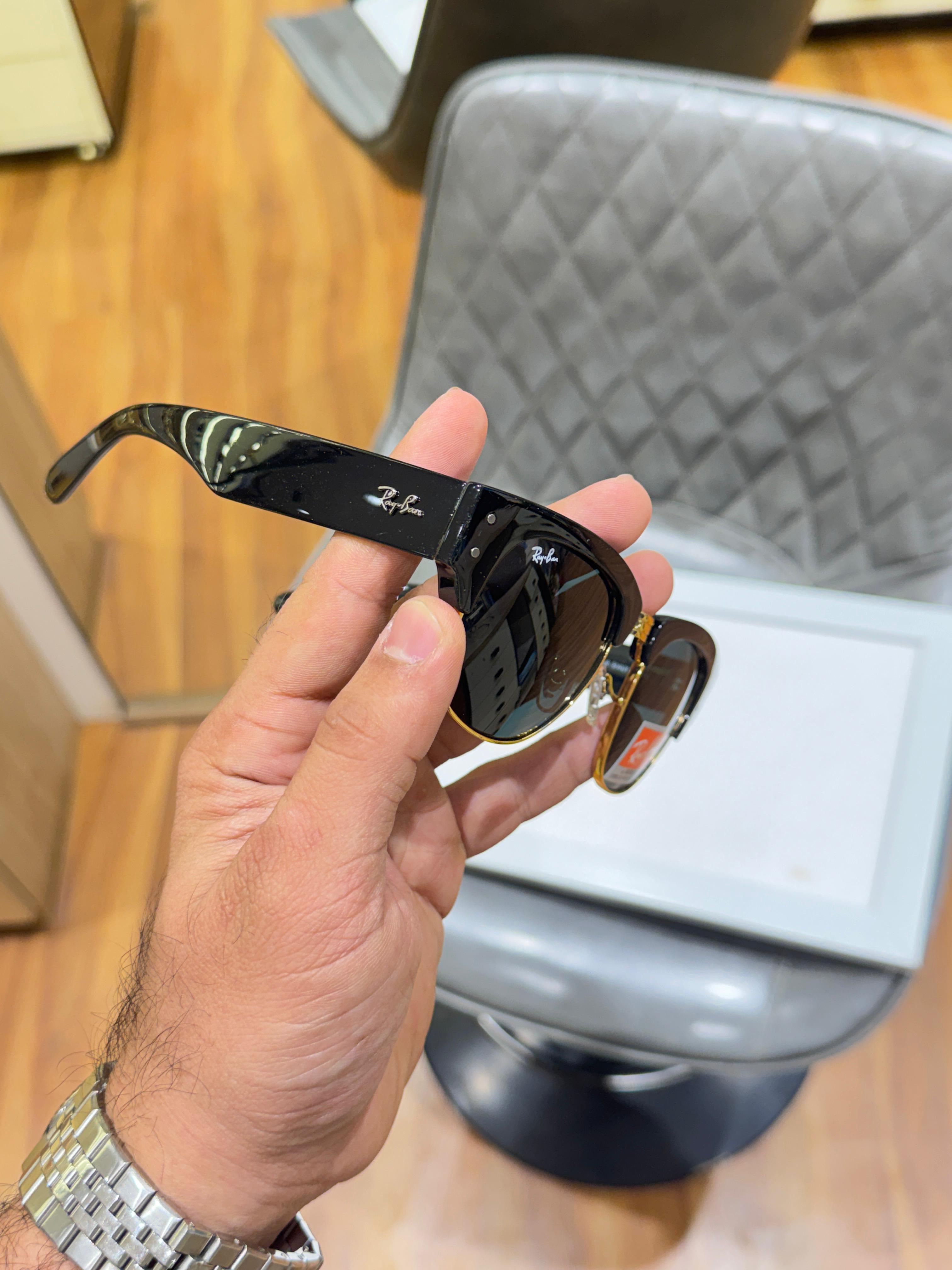 Ray_bann 3106 Mega Clubmaster Black/Gold